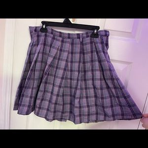 Plaid skirt